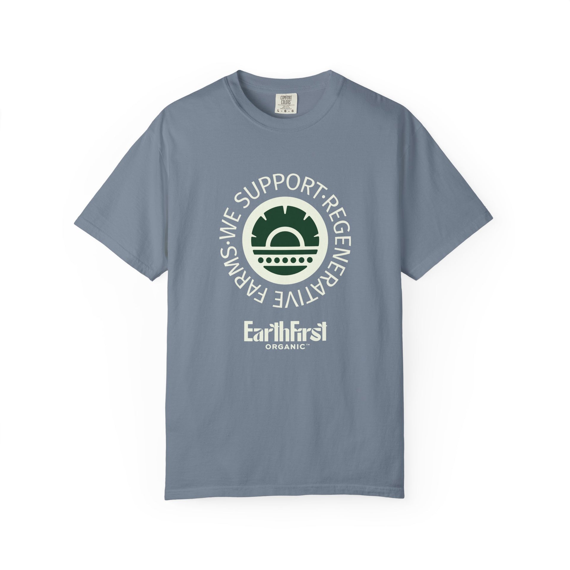 We Support Regenerative Farms Unisex T-shirt - EarthFirst Organic