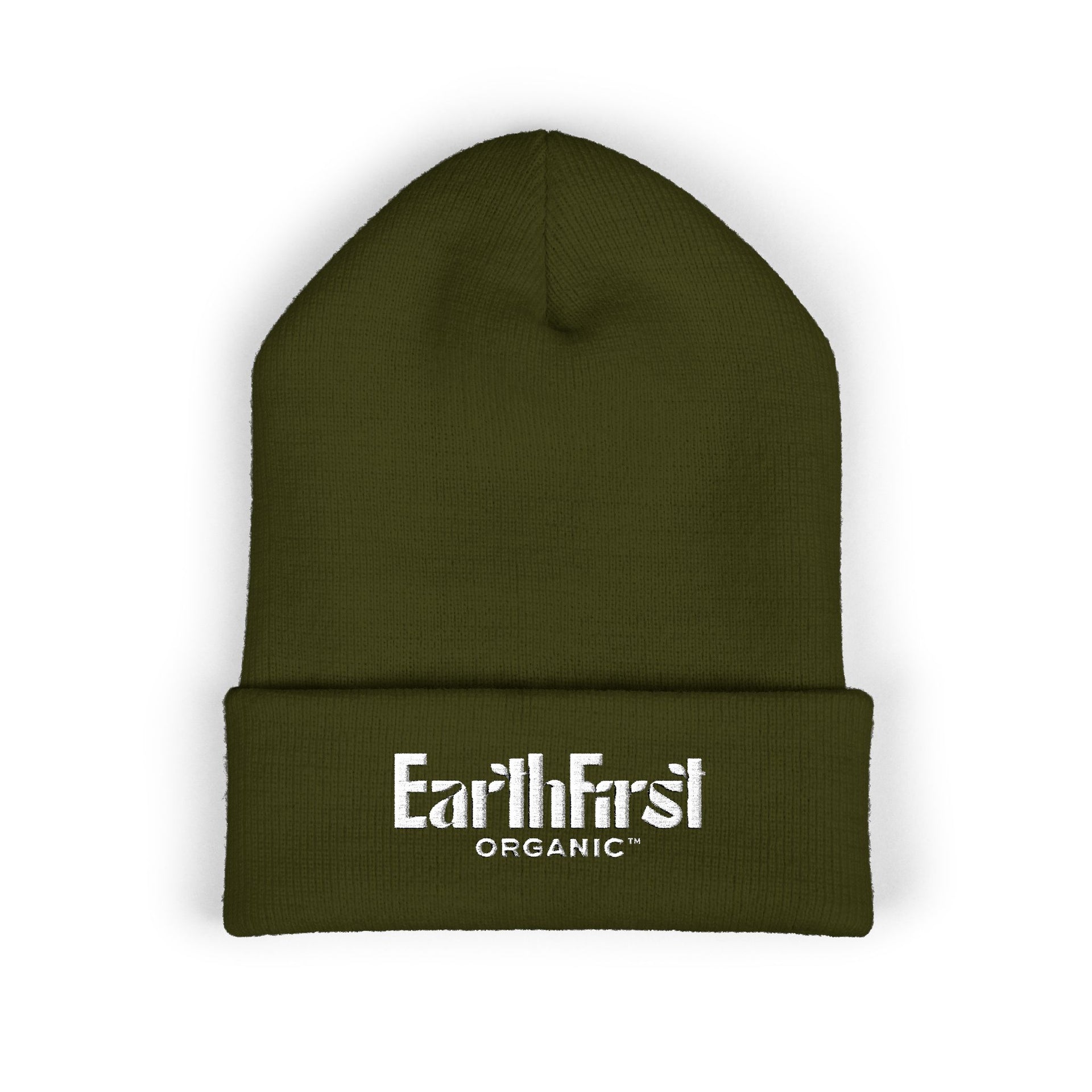 Classic Cuffed Beanie (Embroidery) - EarthFirst Organic