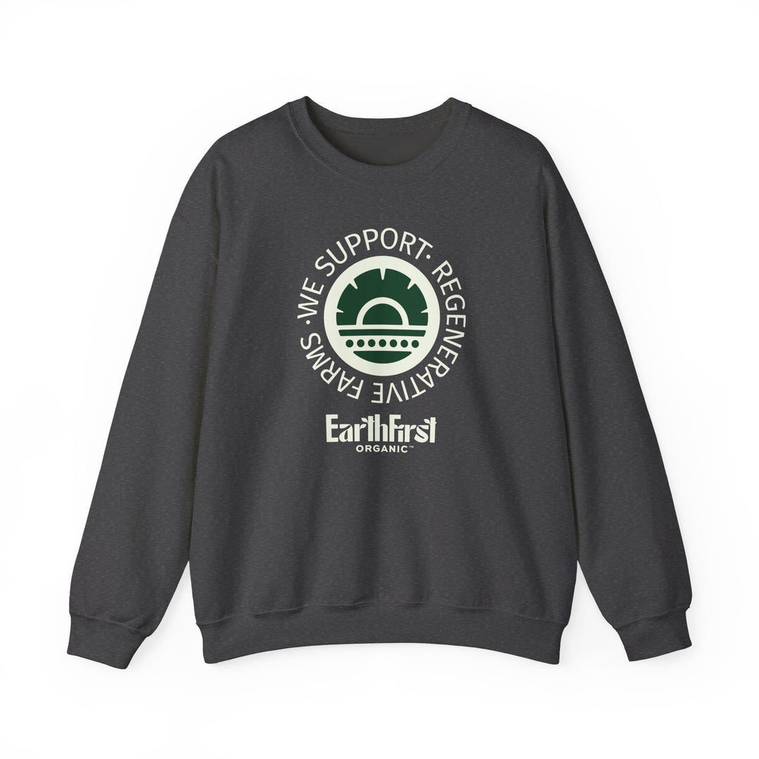 We Support Regenerative Farms Unisex Crewneck Sweatshirt