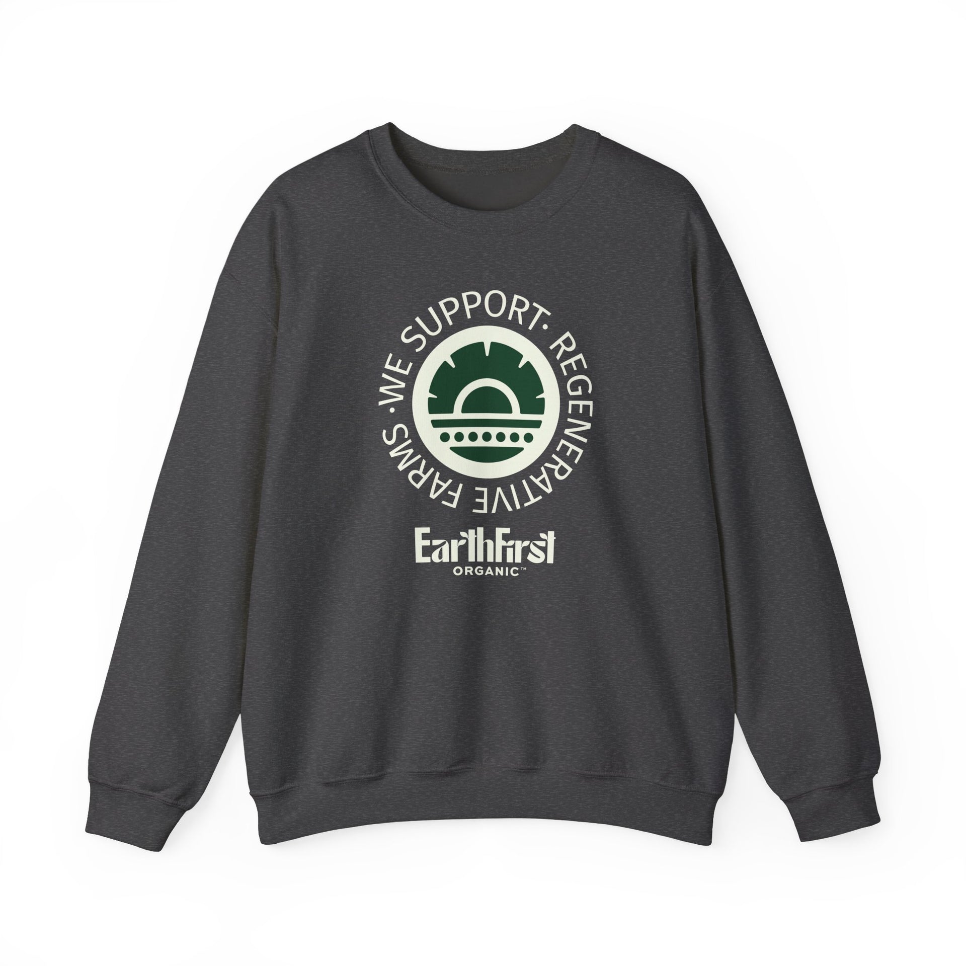We Support Regenerative Farms Unisex Crewneck Sweatshirt - EarthFirst Organic