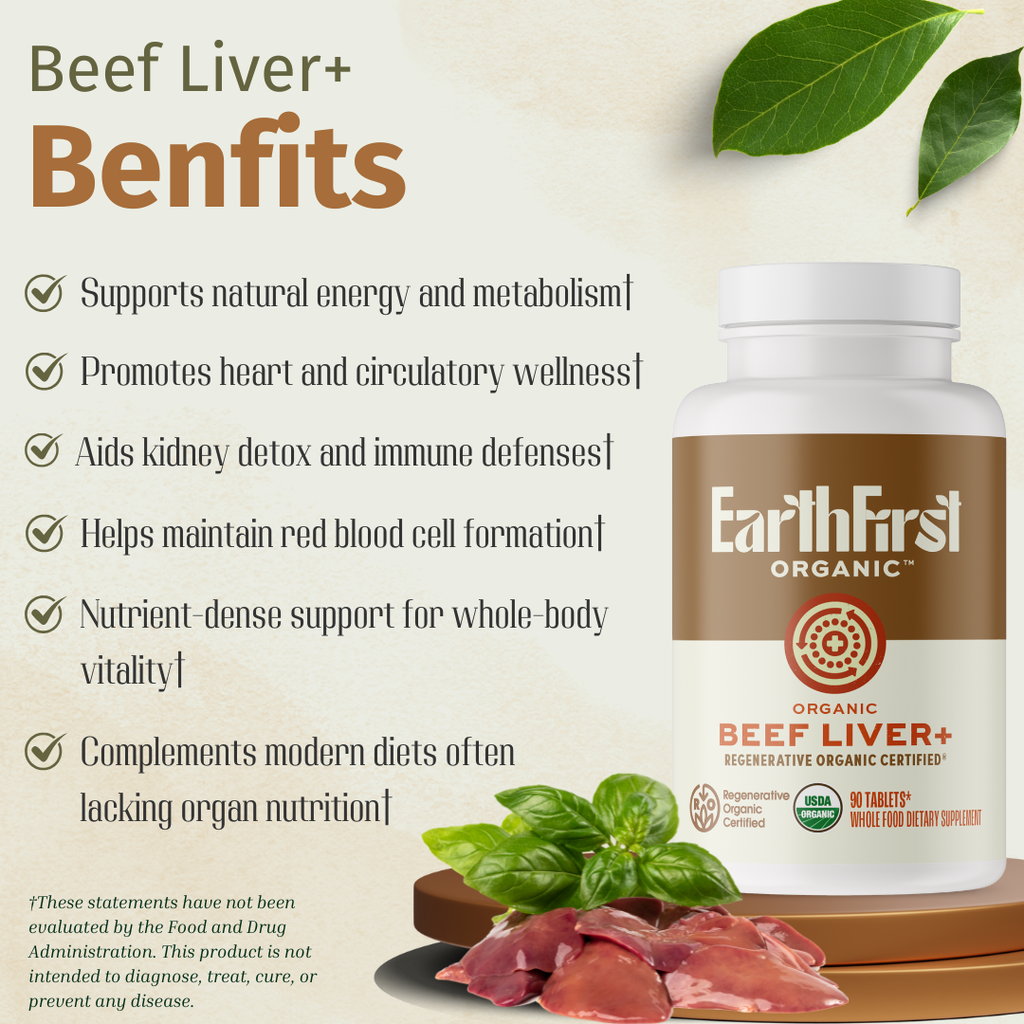 Organic Beef Liver+ - EarthFirst Organic