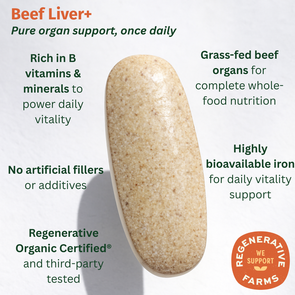 Organic Beef Liver+ - EarthFirst Organic