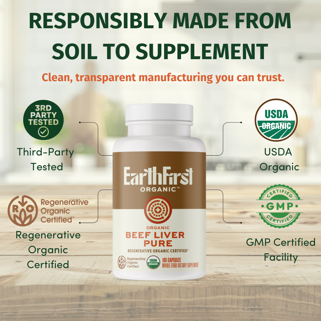 Organic Beef Liver Pure - EarthFirst Organic