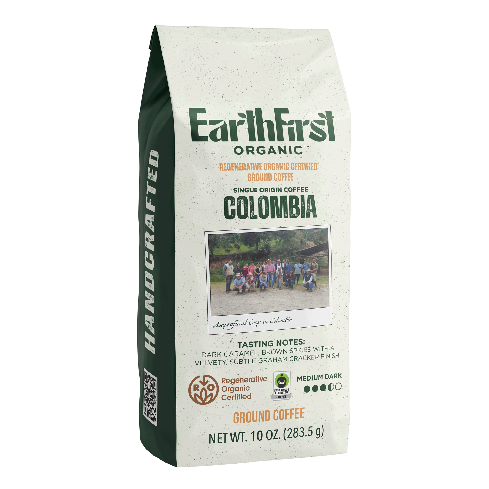 Regenerative Organic Certified Medium-Dark Roast Coffee - EarthFirst Organic