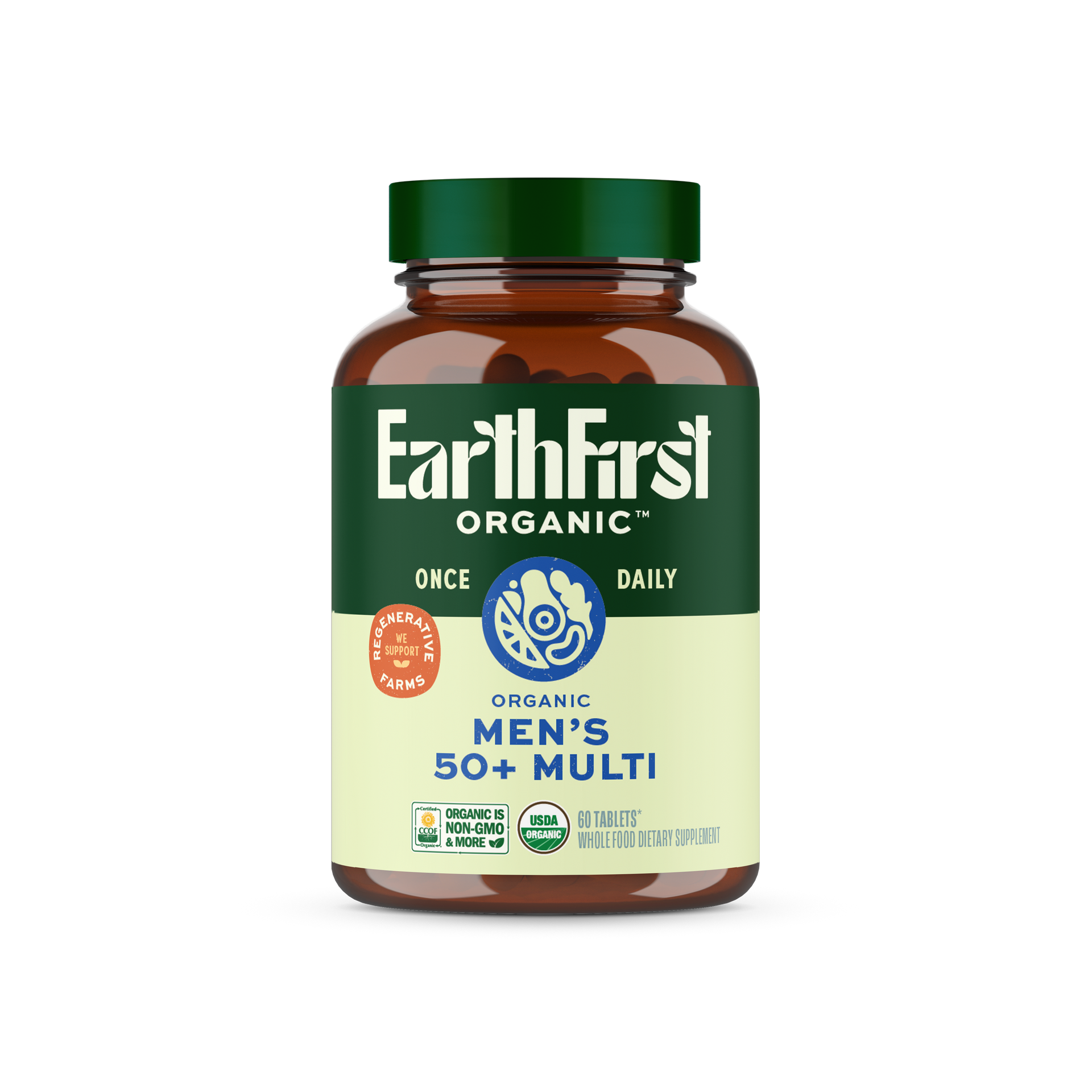 Men's 50+ Multi Once Daily - EarthFirst Organic