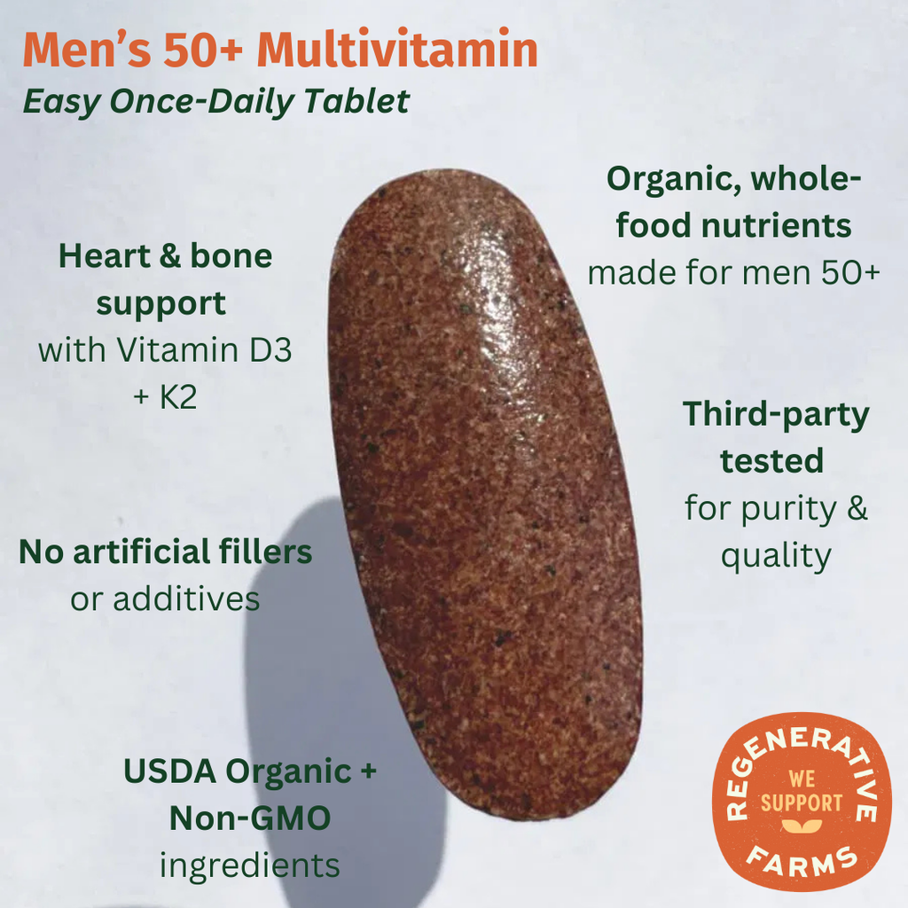Men's 50+ Multi Once Daily - EarthFirst Organic