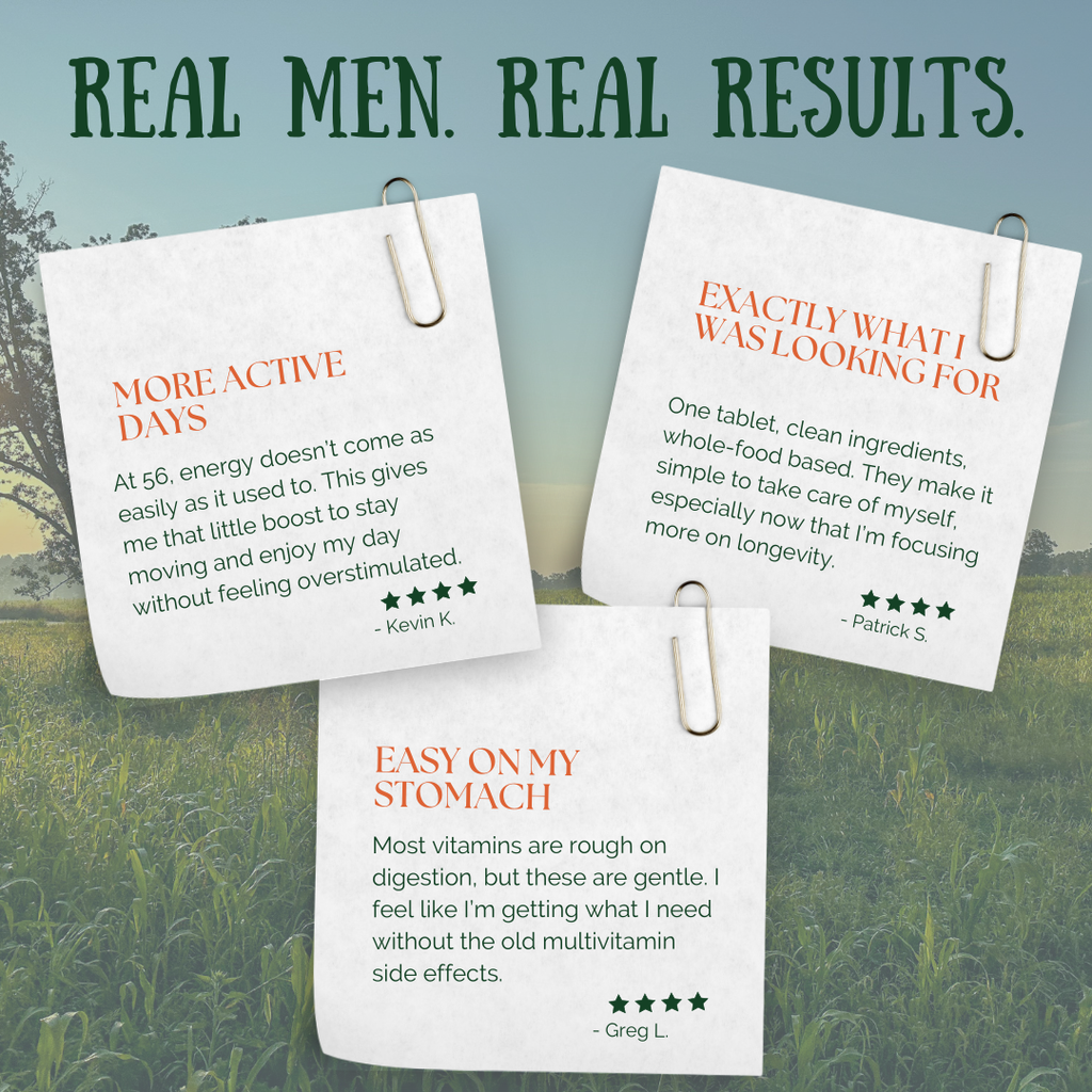 Men's 50+ Multi Once Daily - EarthFirst Organic