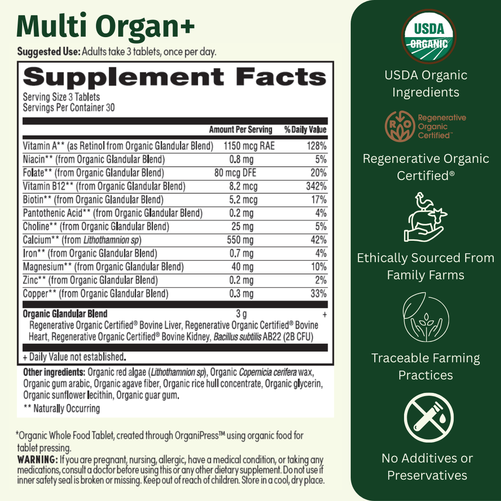 Organic Multi Organ+ - EarthFirst Organic