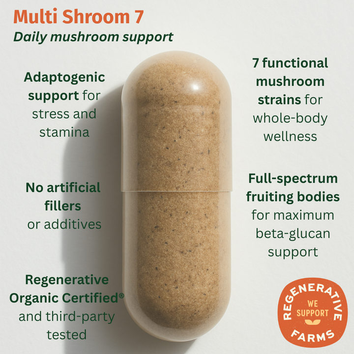 Organic Multi Shroom 7 - EarthFirst Organic