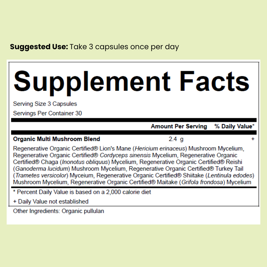 Organic Multi Shroom 7