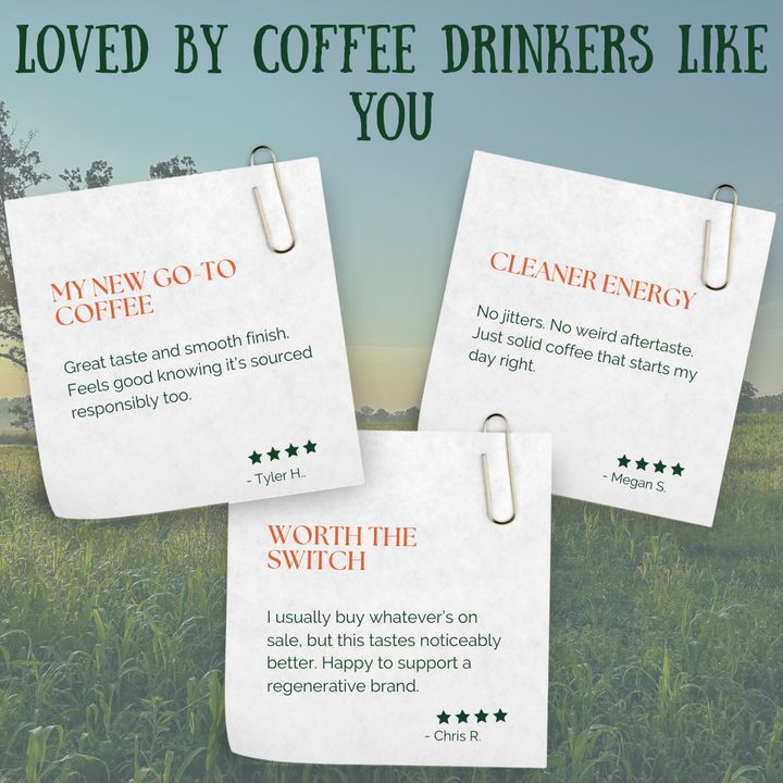 Regenerative Organic Certified Medium-Dark Roast Coffee - EarthFirst Organic
