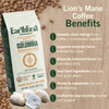 Regenerative Organic Certified Medium-Dark Roast Coffee with 500 MG's ROC Lion's Mane Mushrooms - EarthFirst Organic