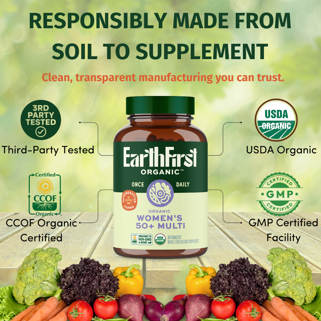 Women's 50+ Multi Once Daily - EarthFirst Organic
