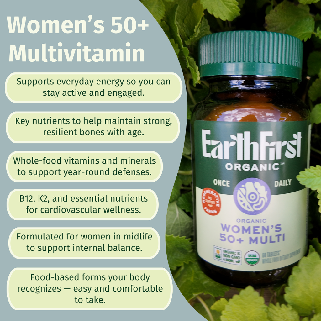 Women's 50+ Multi Once Daily - EarthFirst Organic