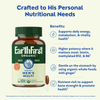 EarthFirst Organic men's multivitamin bottle showing 30 daily supplement capsules on a clean white background.