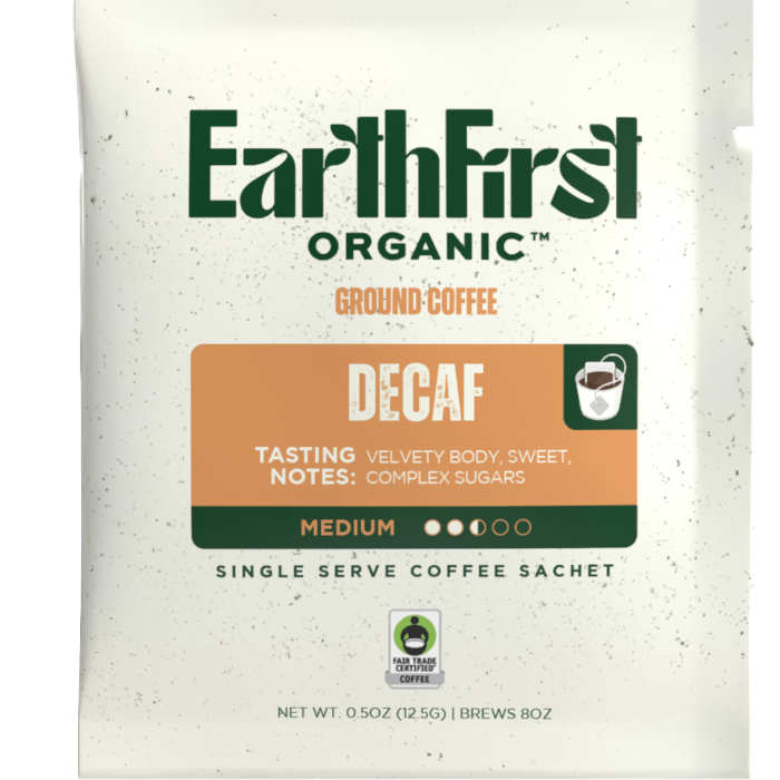 Organic Certified Swiss Water Processed Decaf Coffee Sachet