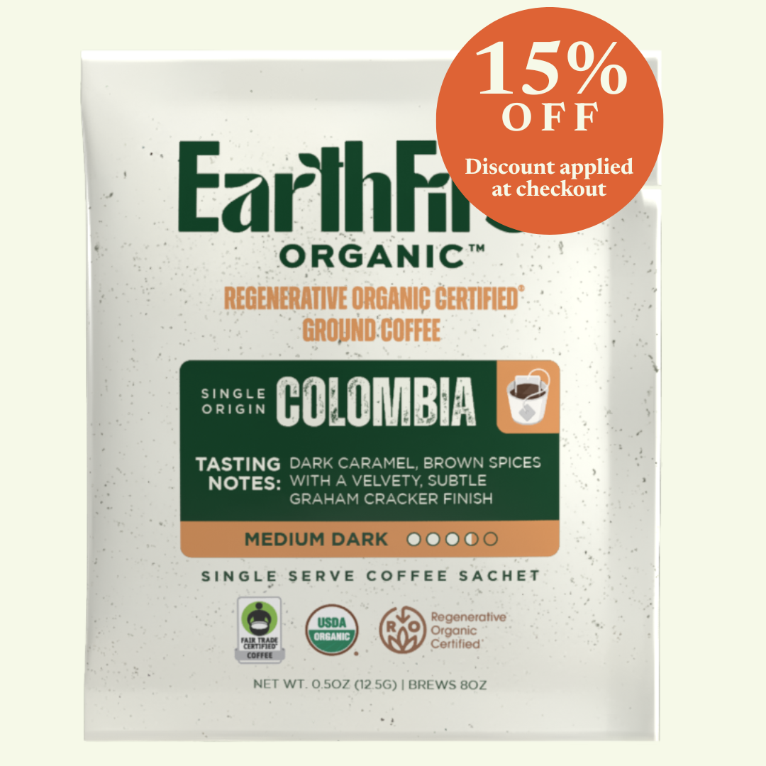 Regenerative Organic Certified Medium-Dark Coffee Sachet