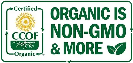 CCOF certified organic, Non-GMO and more